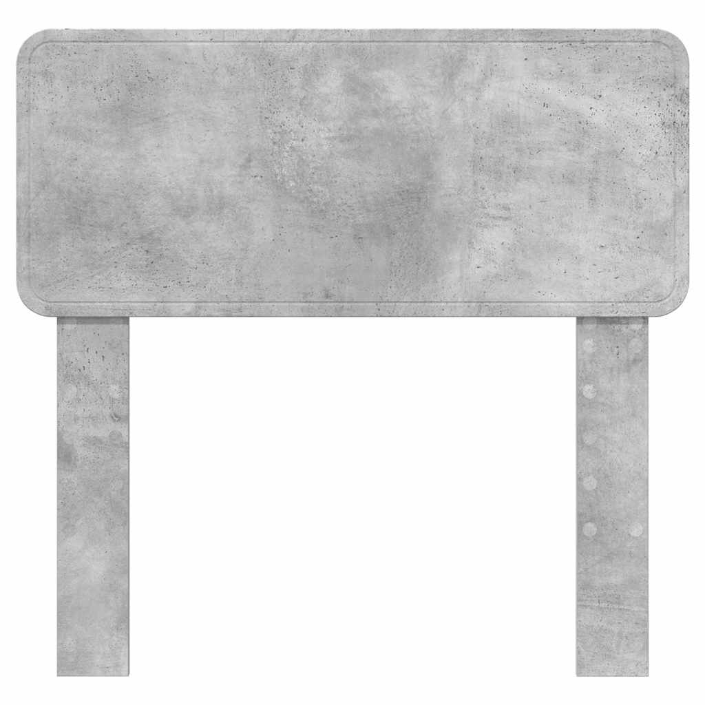 Testiera con testiera Grigio cemento 80 cm Legno multistrato