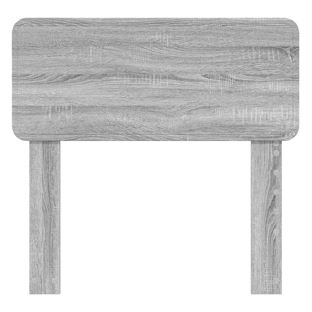 Testiera con testiera Grigio Sonoma 75 cm Legno multistrato