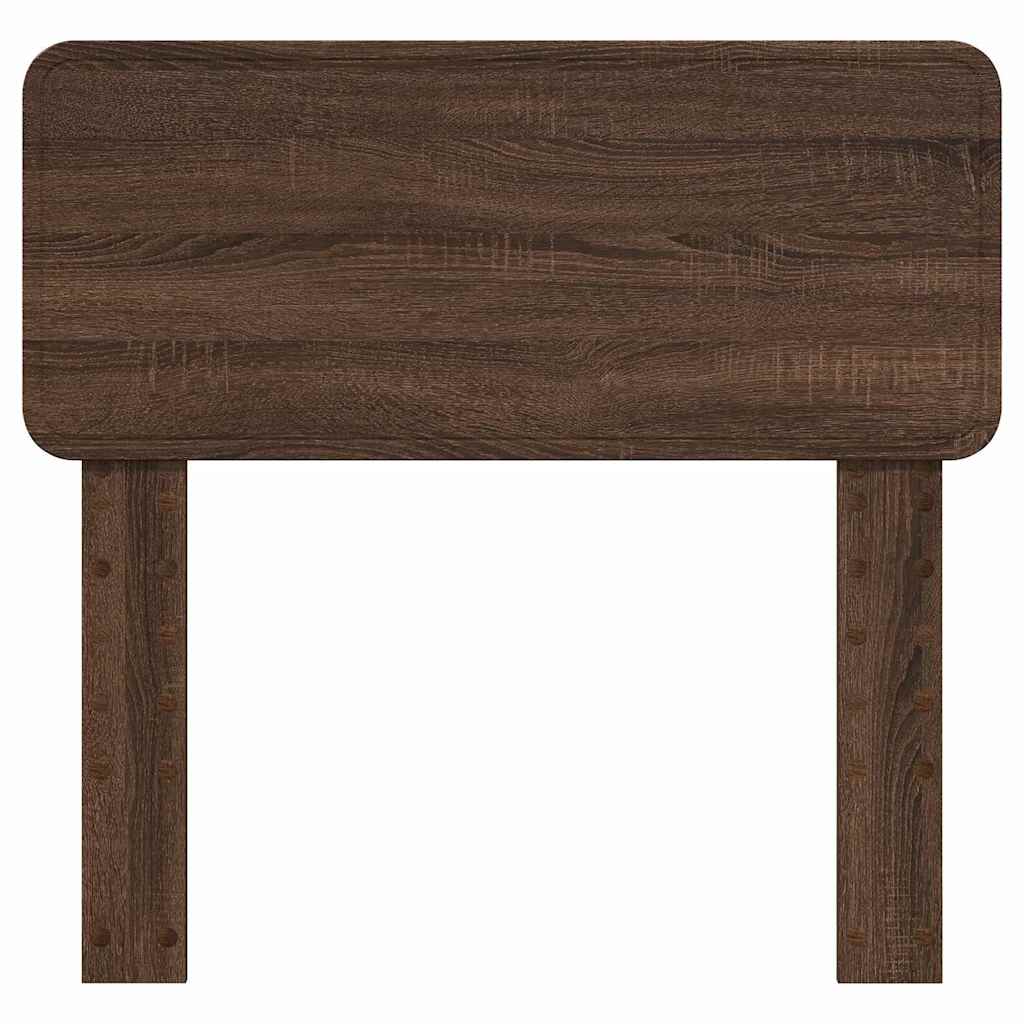 Testiera con testiera Rovere Marrone 75 cm Legno multistrato