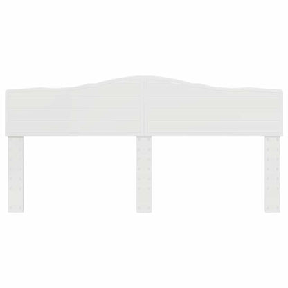 Testiera con testiera Bianco 180 cm Legno multistrato