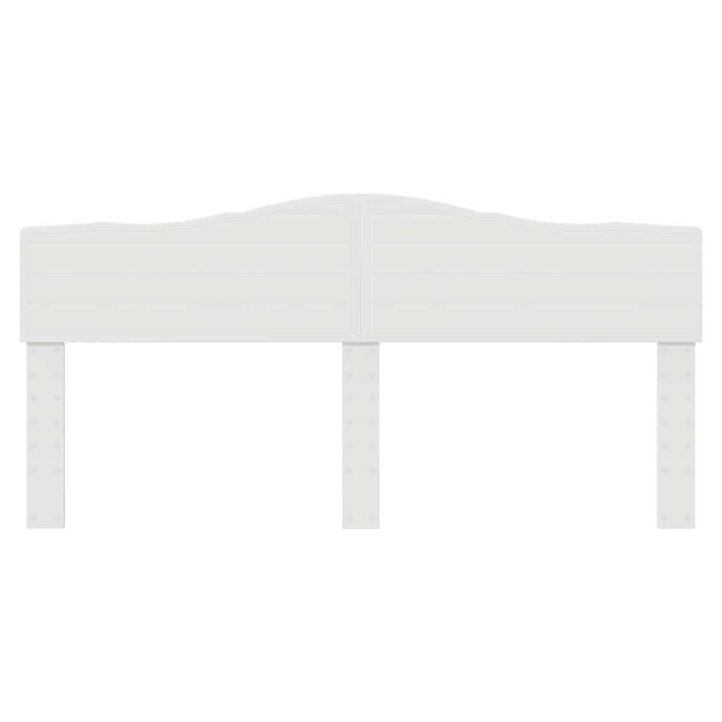 Testiera con testiera Bianco Lucido 180 cm Legno multistrato