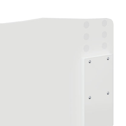 Testiera con testiera Bianco 160 cm Legno multistrato