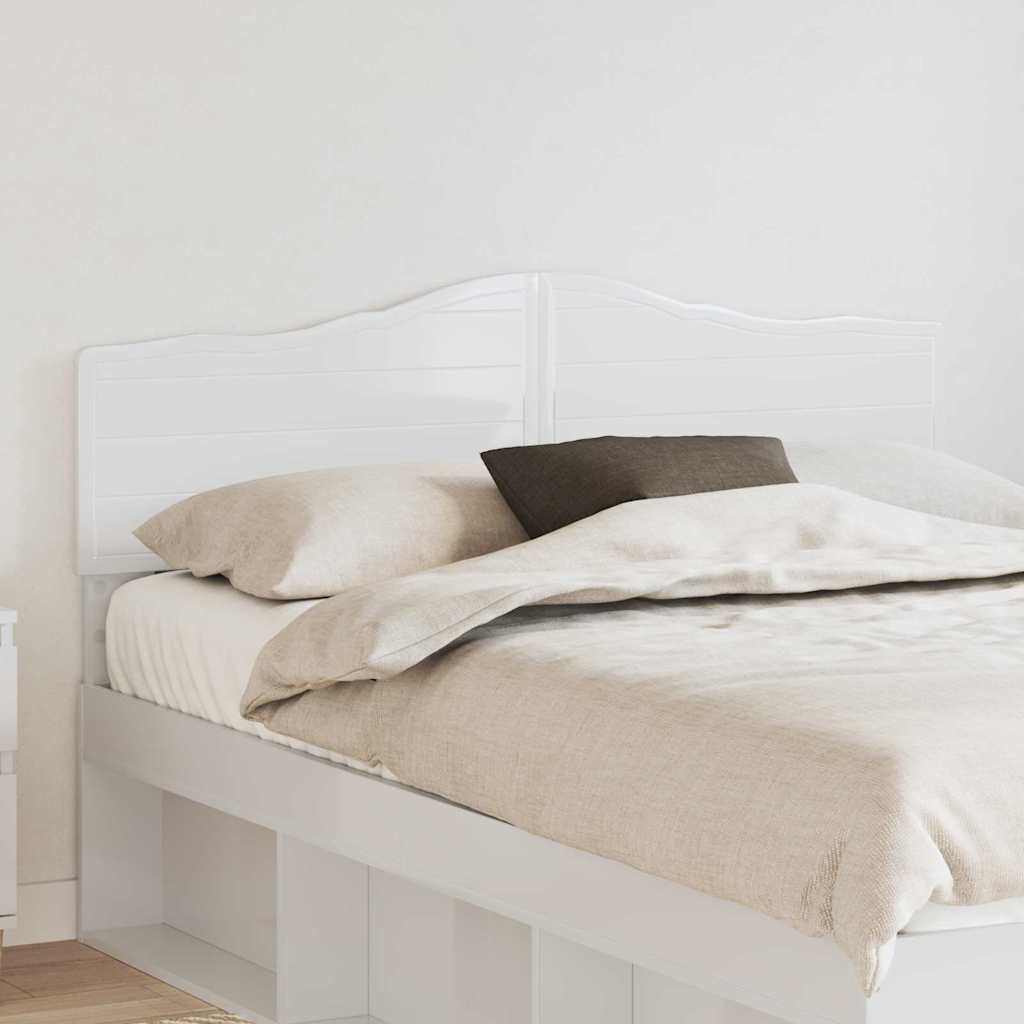 Testiera con testiera Bianco Lucido 160 cm Legno multistrato