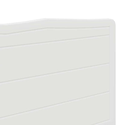 Testiera con testiera Bianco Lucido 140 cm Legno multistrato