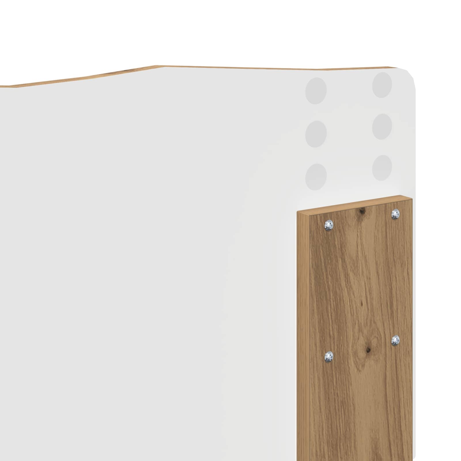 Testiera Rovere artigianale Legno multistrato | homemem39