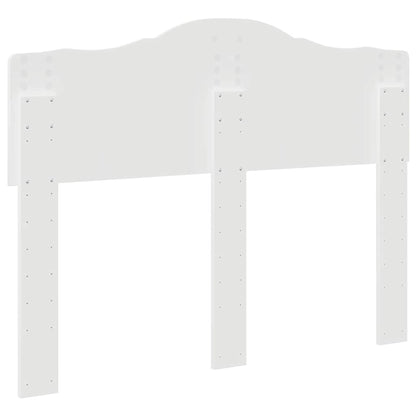 Testiera con testiera Bianco 120 cm Legno multistrato