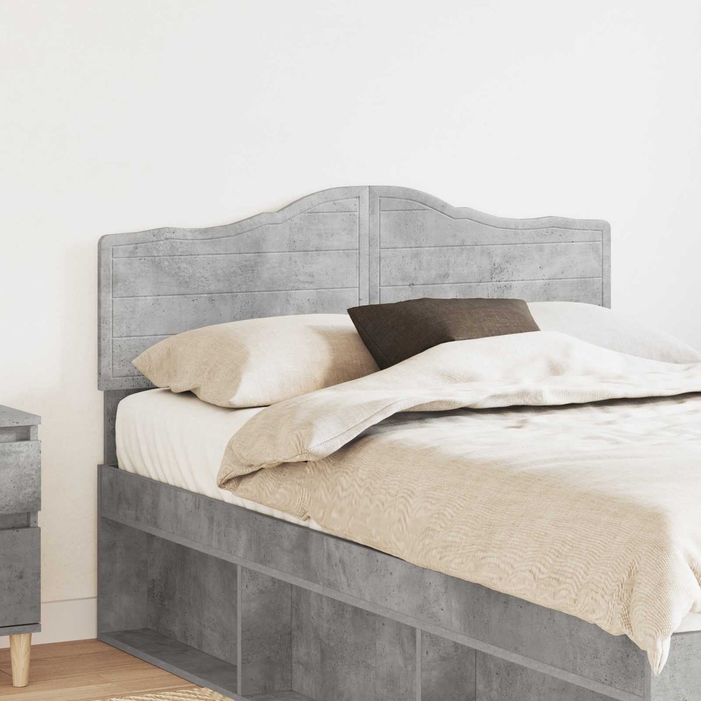 Testiera Grigio cemento Legno ingegnerizzato