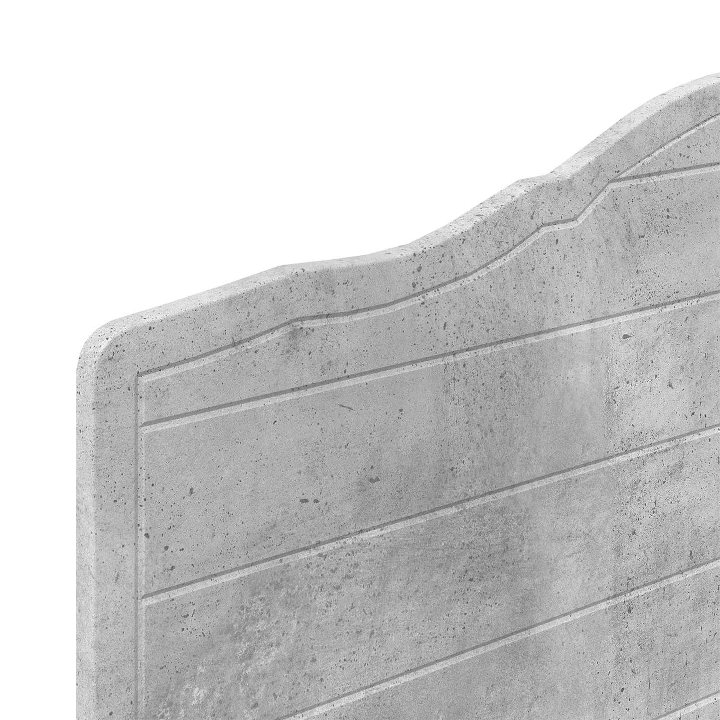 Testiera Grigio cemento Legno ingegnerizzato