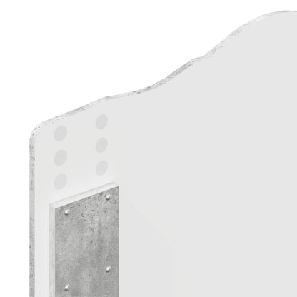 Testiera Grigio cemento Legno ingegnerizzato