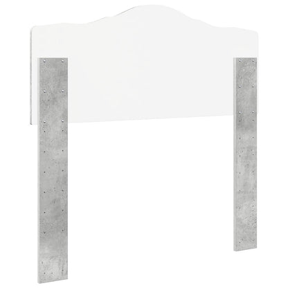 Testiera Grigio cemento Legno ingegnerizzato