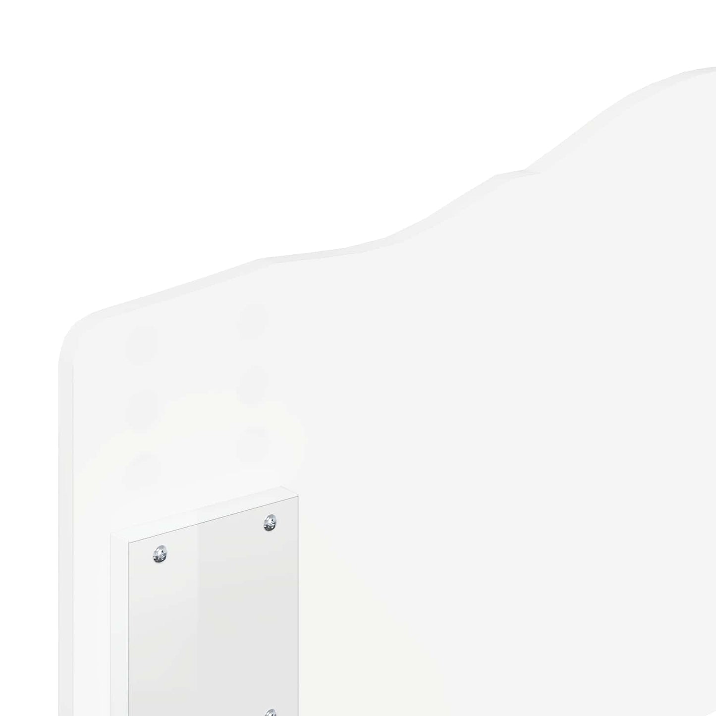 Testiera Bianco Lucido Legno ingegnerizzato
