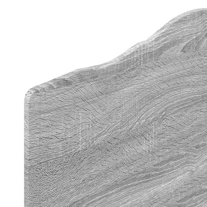 Testiera con testiera Grigio Sonoma 100 cm Legno multistrato