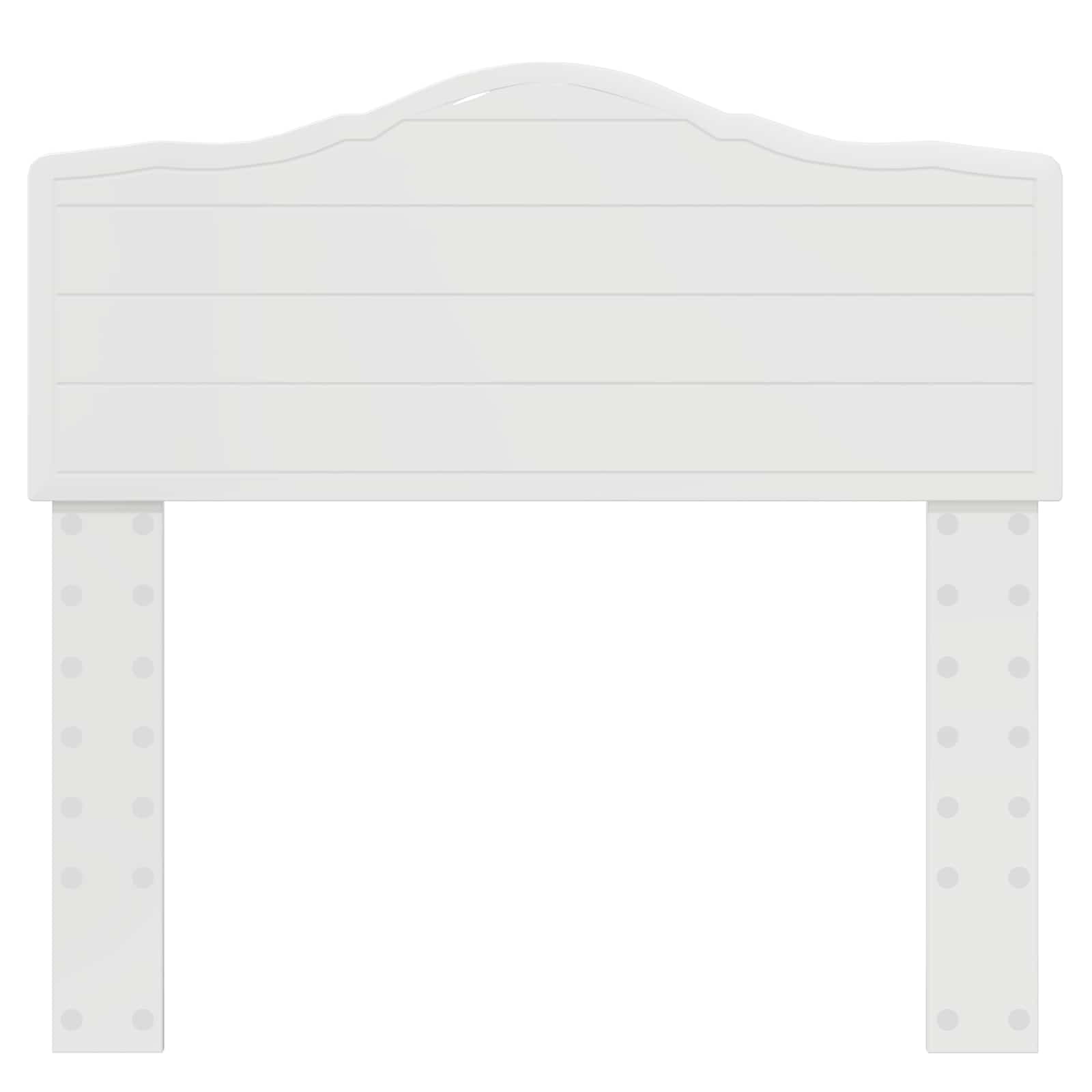 Testiera Bianco Lucido Legno multistrato | homemem39