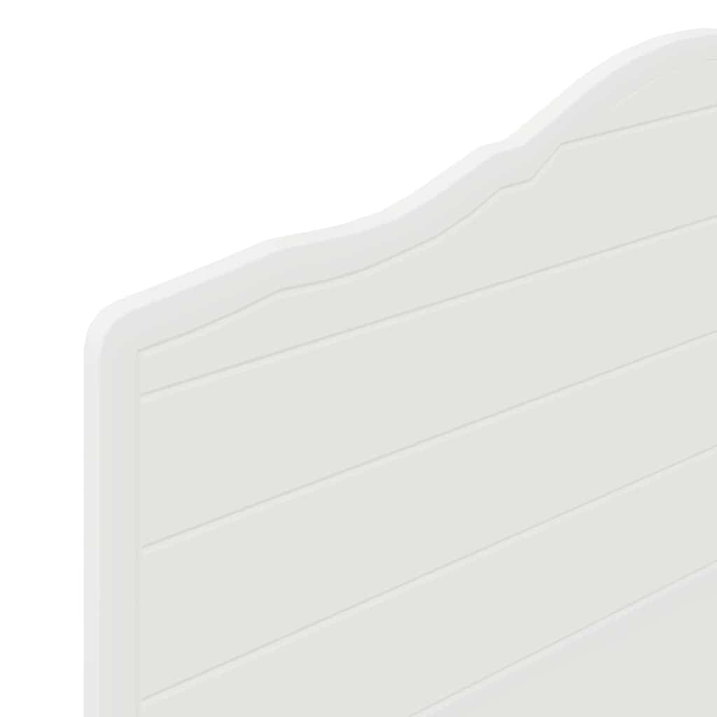 Testiera con testiera Bianco 80 cm Legno multistrato