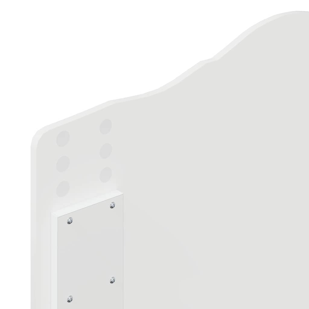Testiera con testiera Bianco 80 cm Legno multistrato