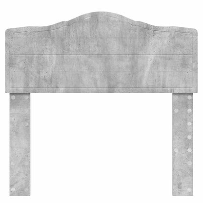 Testiera con testiera Grigio cemento 80 cm Legno multistrato