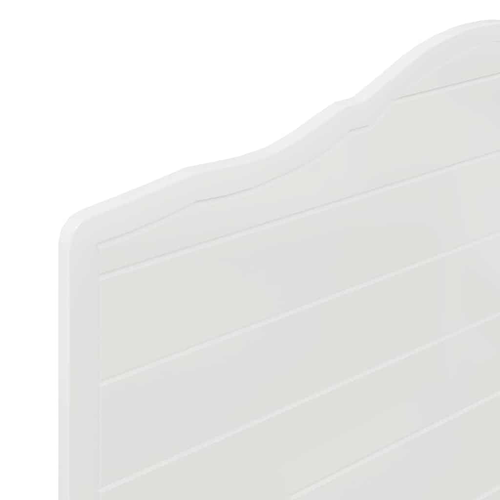 Testiera con testiera Bianco Lucido 80 cm Legno multistrato