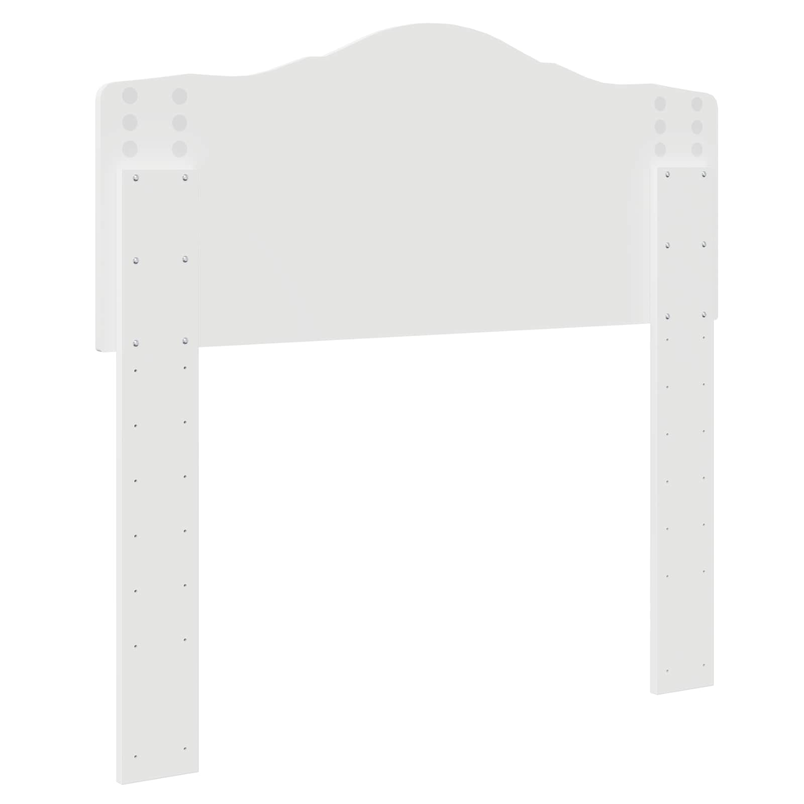 Testiera Bianco Lucido Legno multistrato | homemem39