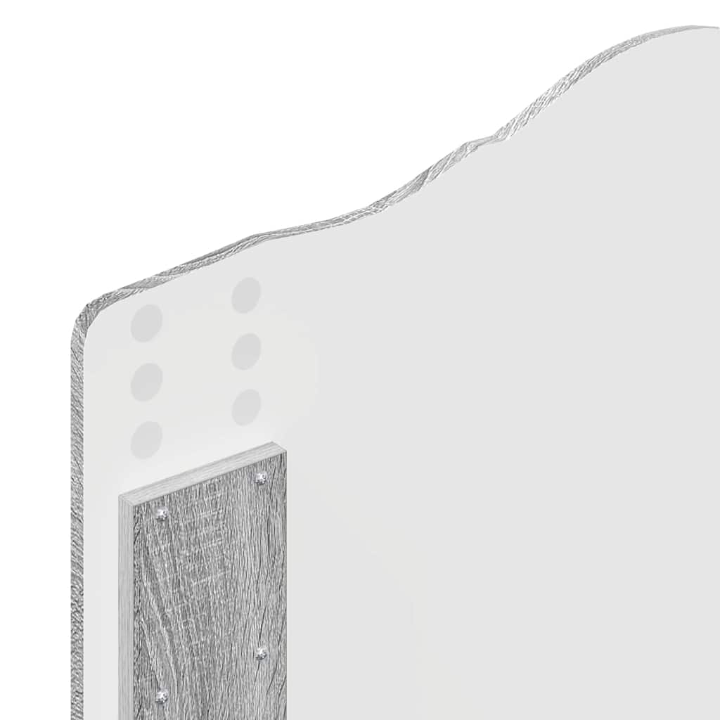 Testiera con testiera Grigio Sonoma 80 cm Legno multistrato