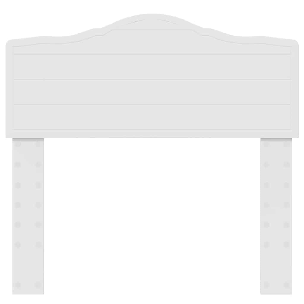 Testiera con testiera Bianco 75 cm Legno multistrato