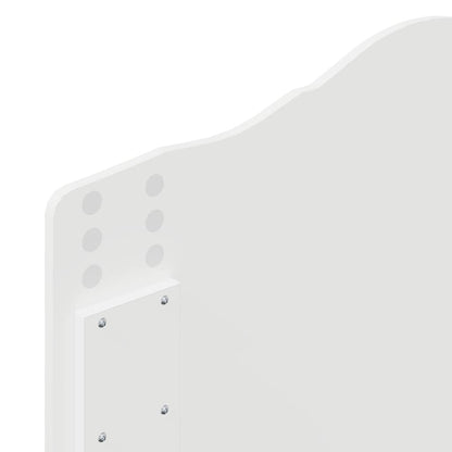 Testiera con testiera Bianco Lucido 75 cm Legno multistrato