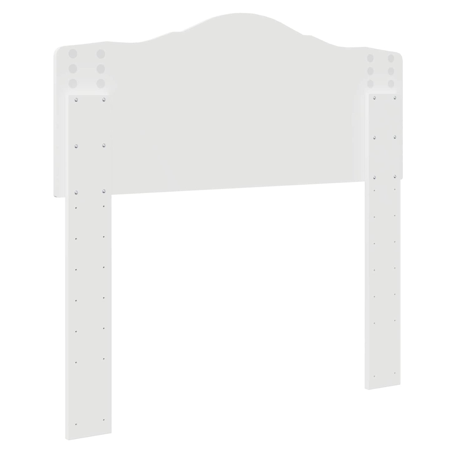 Testiera Bianco Lucido Legno multistrato | homemem39