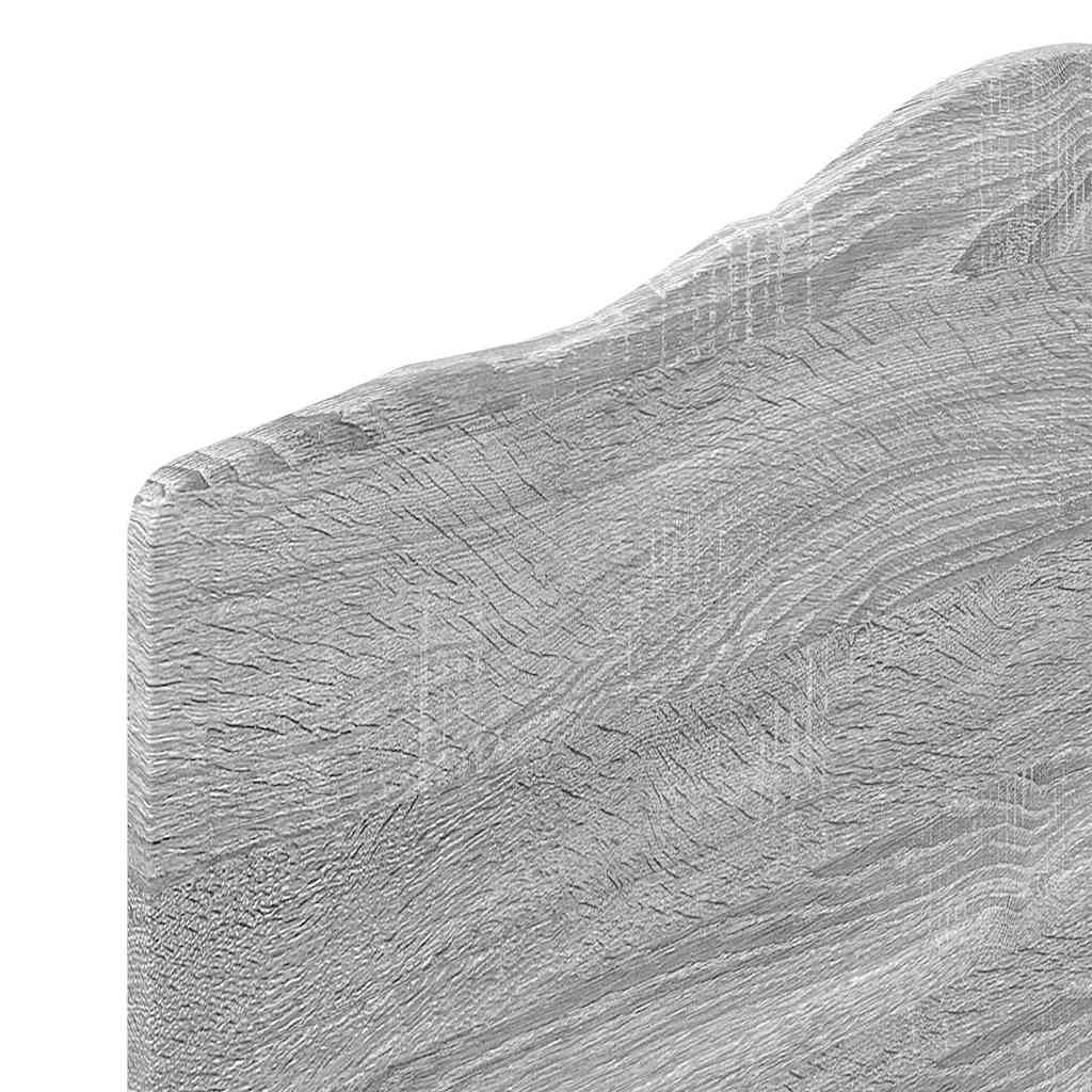 Testiera con testiera Grigio Sonoma 75 cm Legno multistrato