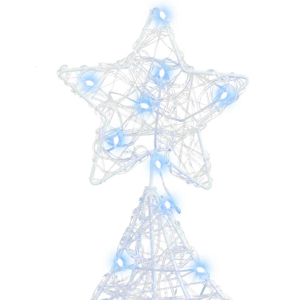 Albero di Natale con 100 LED Bianco freddo 120 cm Acrilico | homemem39