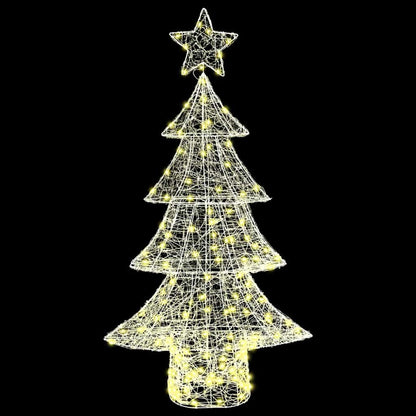 Albero di Natale con 160 LED Bianco caldo 150 cm Acrilico | homemem39