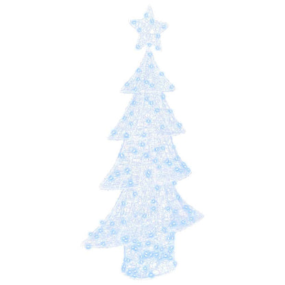Albero di Natale con 160 LED Bianco freddo 150 cm Acrilico | homemem39