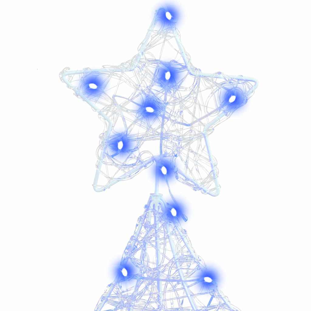 Albero di Natale con 160 LED Blu 150 cm Acrilico | homemem39