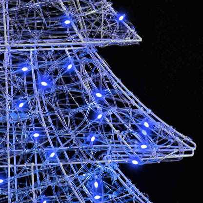Albero di Natale con 160 LED Blu 150 cm Acrilico | homemem39