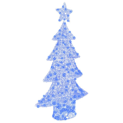 Albero di Natale con 160 LED Blu 150 cm Acrilico | homemem39
