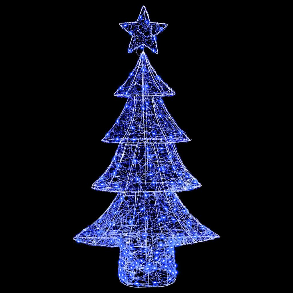 Albero di Natale con 160 LED Blu 150 cm Acrilico | homemem39