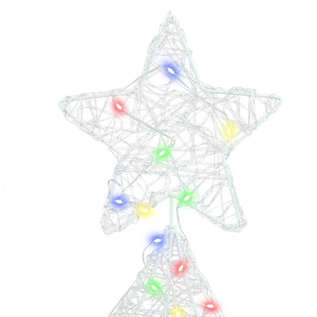 Albero di Natale con 160 LED Multicolore 150 cm Acrilico | homemem39