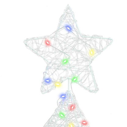 Albero di Natale con 160 LED Multicolore 150 cm Acrilico | homemem39