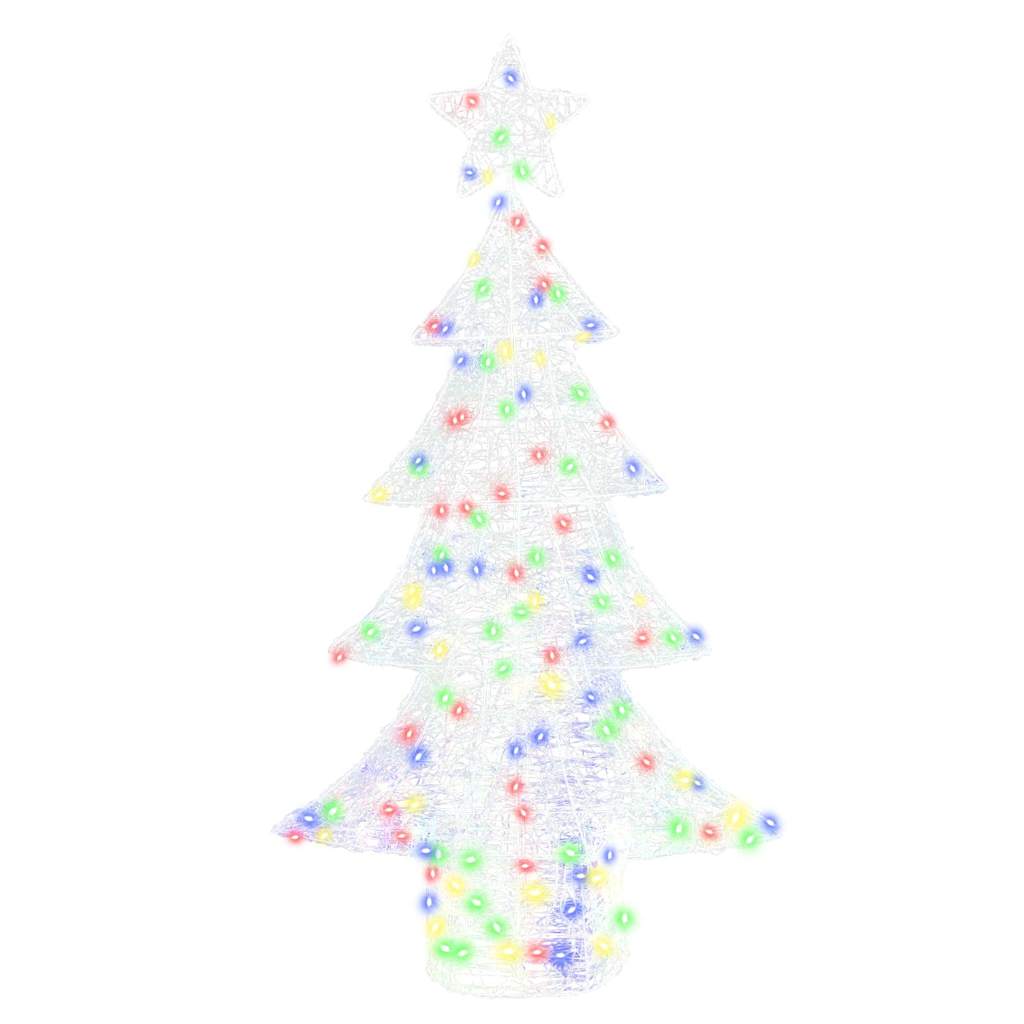 Albero di Natale con 160 LED Multicolore 150 cm Acrilico | homemem39