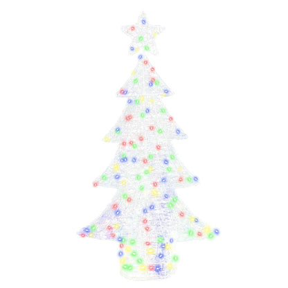 Albero di Natale con 160 LED Multicolore 150 cm Acrilico | homemem39