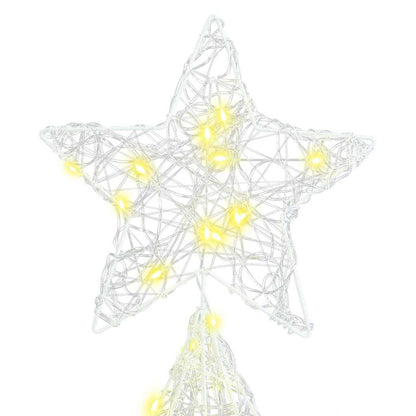 Albero di Natale con 240 LED Bianco caldo 150 cm Acrilico | homemem39