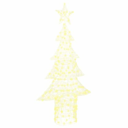 Albero di Natale con 240 LED Bianco caldo 150 cm Acrilico | homemem39