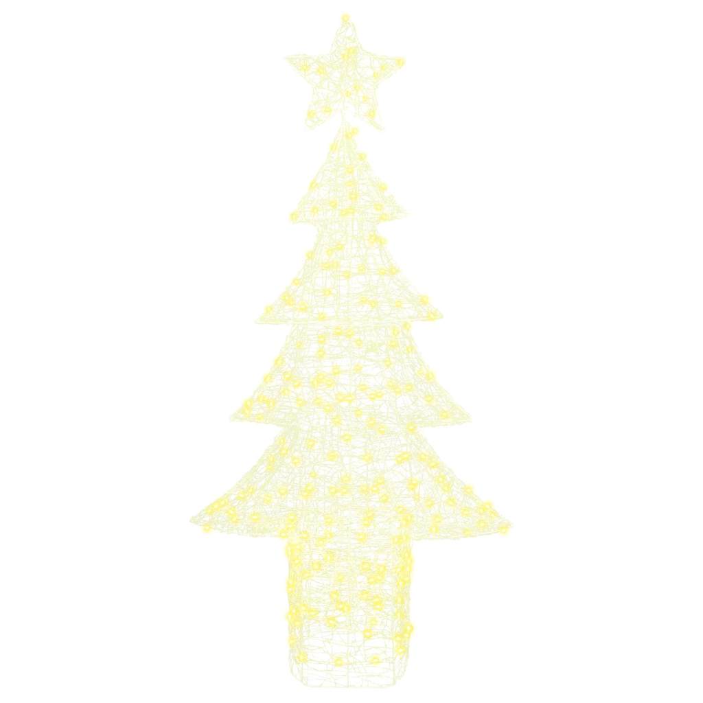 Albero di Natale con 240 LED Bianco caldo 150 cm Acrilico | homemem39