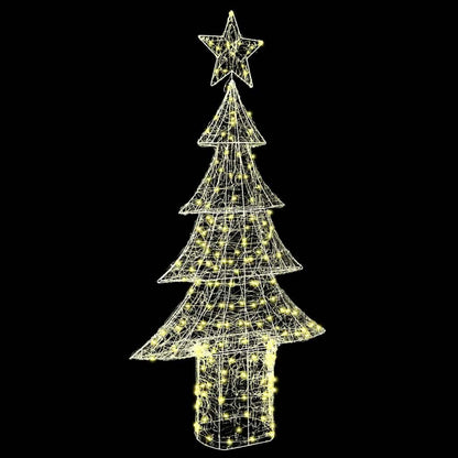 Albero di Natale con 240 LED Bianco caldo 150 cm Acrilico | homemem39