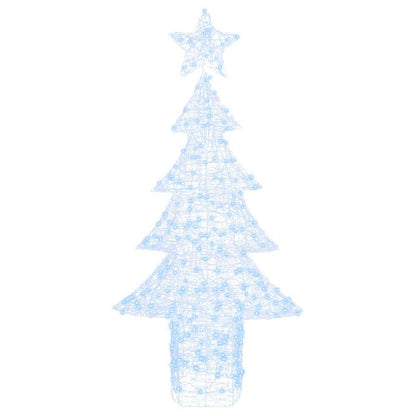Albero di Natale con 240 LED Bianco freddo 180 cm Acrilico | homemem39