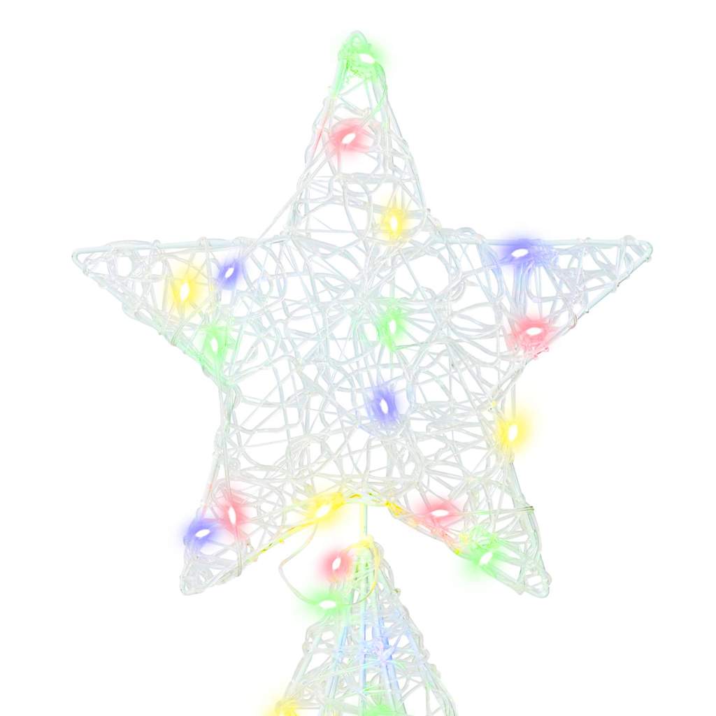 Albero di Natale con 240 LED Multicolore 180 cm Acrilico | homemem39