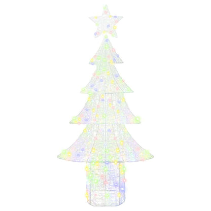 Albero di Natale con 240 LED Multicolore 180 cm Acrilico | homemem39