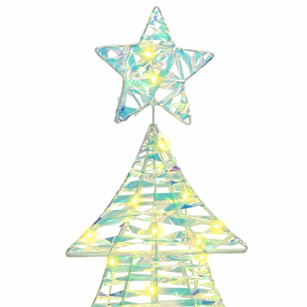 Albero di Natale con 120 LED Bianco caldo 120,5 cm PET | homemem39