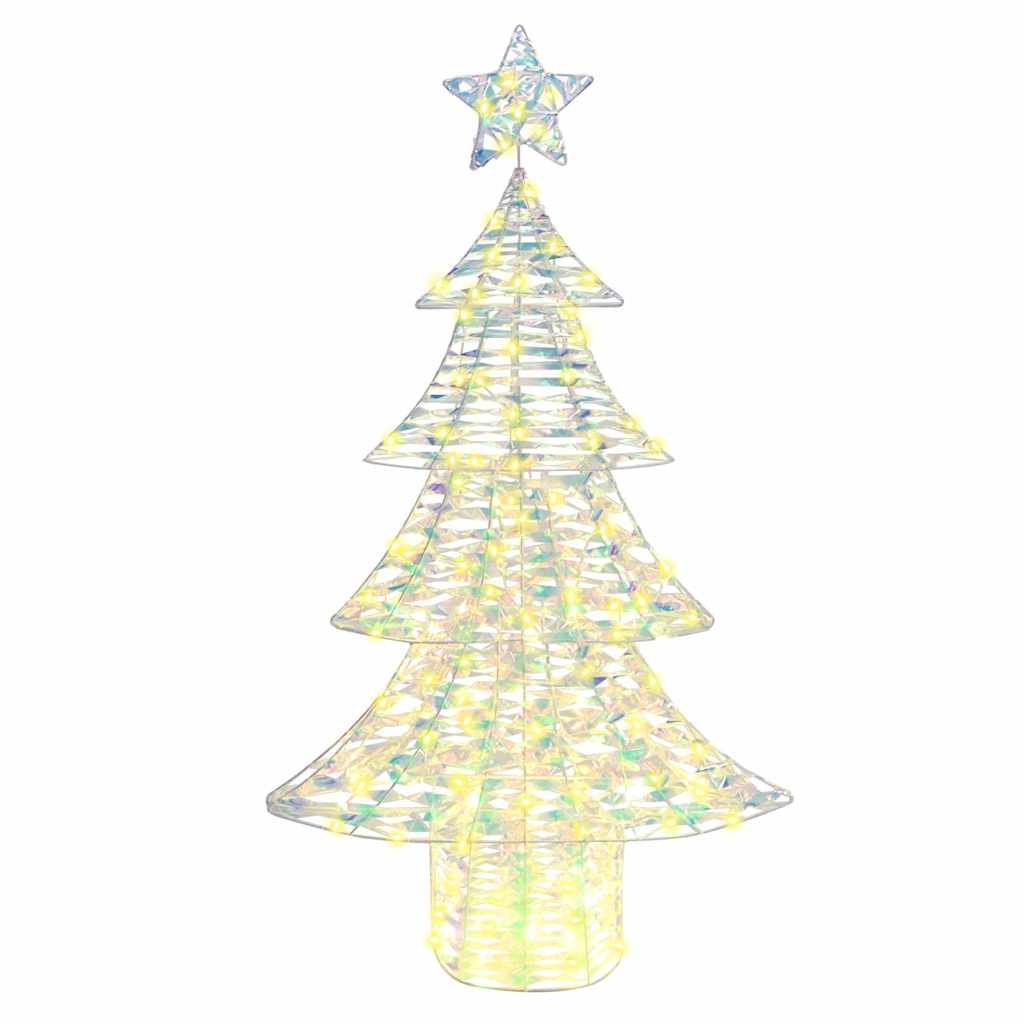 Albero di Natale con 160 LED Bianco caldo 150 cm PET | homemem39