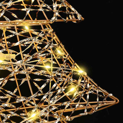 Albero di Natale con 120 LED Bianco caldo 120,5 cm PET | homemem39