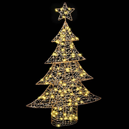 Albero di Natale con 120 LED Bianco caldo 120,5 cm PET | homemem39