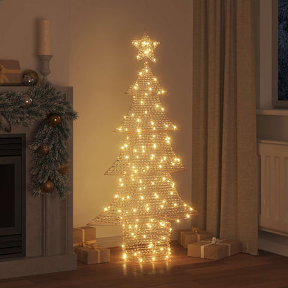 Albero di Natale con 160 LED Bianco caldo 151 cm PET | homemem39
